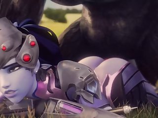 Taking Widowmaker's Ass Without Mercy  Not That She Minds3D Bestiality
